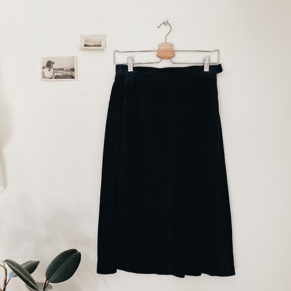 Vintage Suede Skirt- Size M